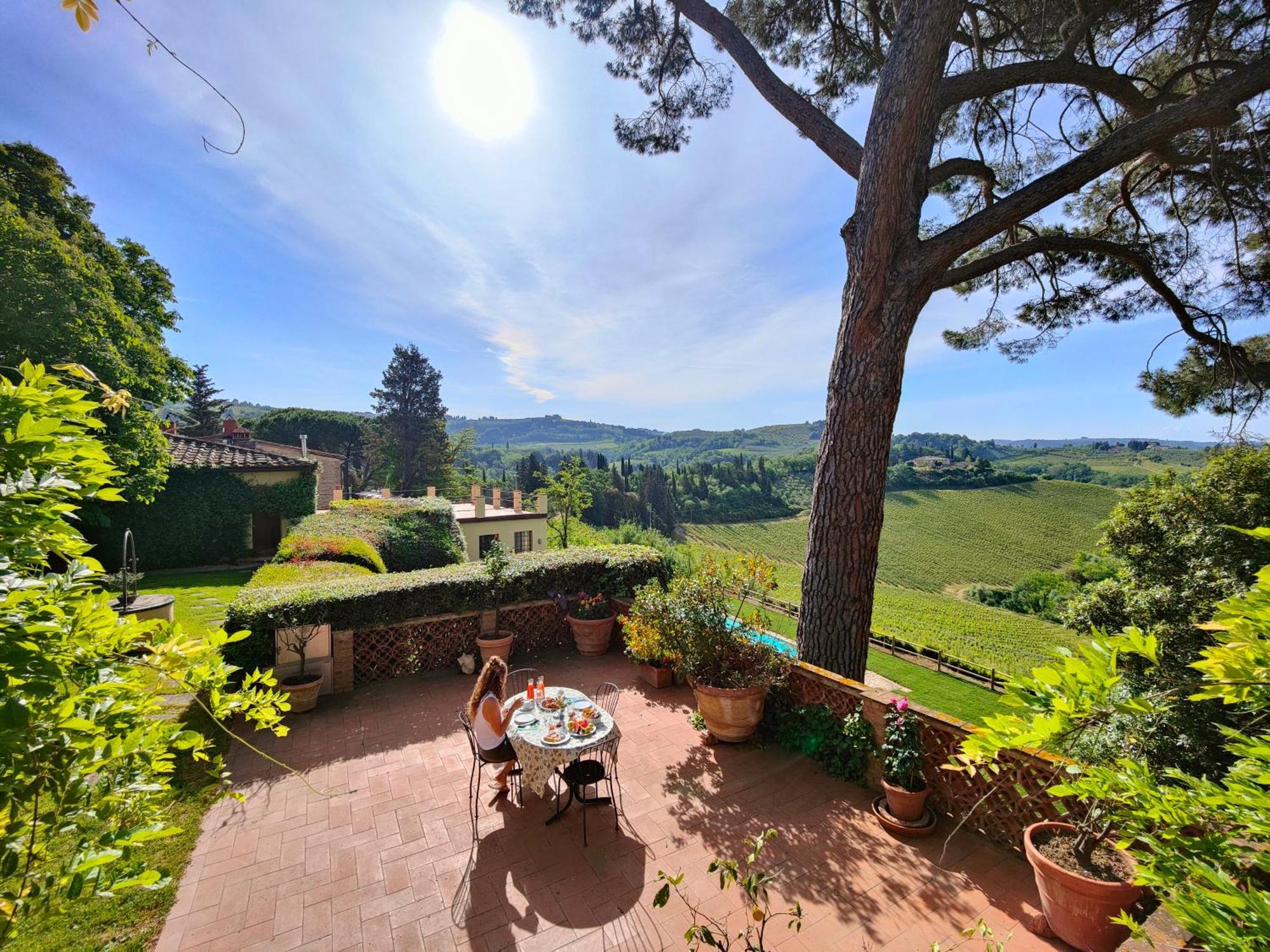 Agriturismo Bio Fattoria Bacio Certaldo Eksteriør billede